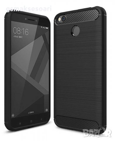 Xiaomi Redmi 4X - Удароустойчив Кейс Гръб CARBON, снимка 1