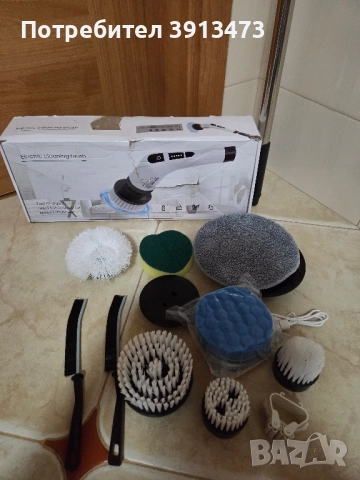 Чисто нова Мултифункционална електрическа четка за почистване, снимка 4 - Други стоки за дома - 52099718