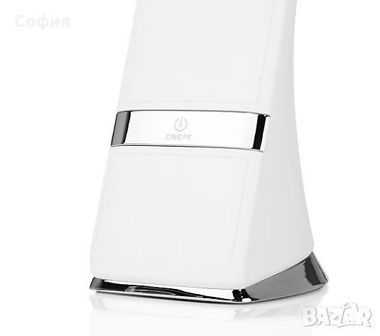 LED настолна лампа DESK LAMP, Li-Ion батерия, Кожена, 3-степенна димируема, гъвкава глава, Бял, снимка 4 - Лед осветление - 30203902