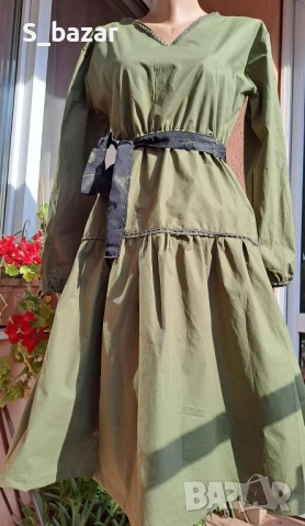 нова,памучна рокля,р-р с/м