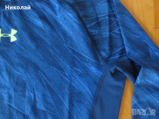 Under  Armour Printed Long Sleeve Compression Shirt , снимка 3 - Спортни дрехи, екипи - 29952192