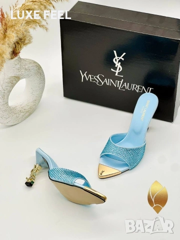 YVES SAINT LAURENT 💎Дамски Чехли , снимка 2 - Чехли - 53987839