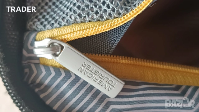 Куфар American Tourister Airconic на 4 колела 67см жълт, снимка 12 - Куфари - 27544104