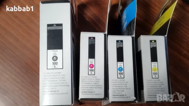 Lexmark 100XL ink cartridges - цветни тонер касети, мастилници - с мастило тип Vizix, снимка 10 - Консумативи за принтери - 56116513