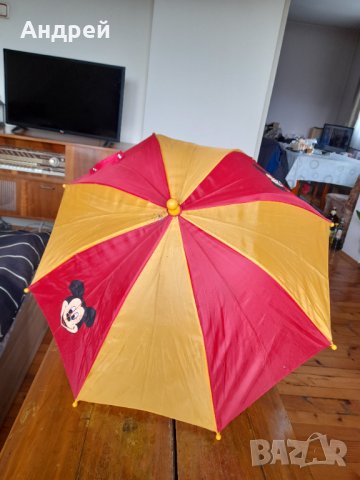 Стар детски чадър Мики Маус, снимка 6 - Други ценни предмети - 42895763