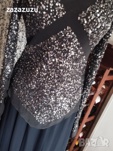 FRANK USHER UK12- Естествена коприна дамски топ, снимка 4 - Рокли - 42858924