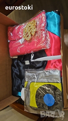 FOVER Костюм от 80-те, унисекс, костюм, анцуг, поп арт, ретро стил, комплект аксесоари с надува, снимка 7 - Костюми - 51672127