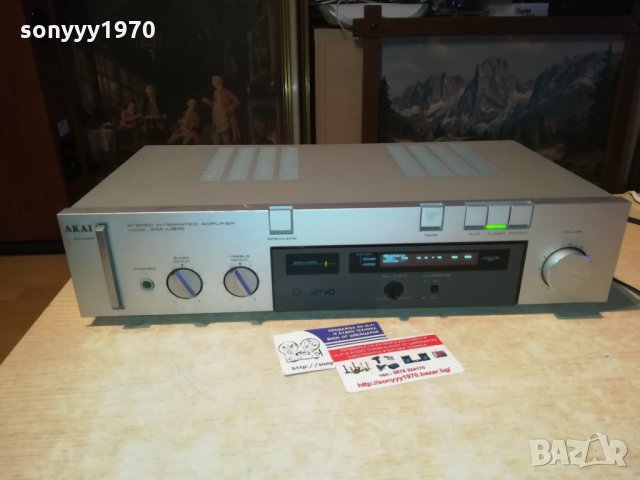 akai am-u210 stereo ampli-made in japan-внос france, снимка 3 - Ресийвъри, усилватели, смесителни пултове - 30248401
