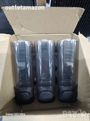 Дозатор за сапун, 3 в 1, капацитет 300 мл, стенен монтаж, ABS, модерен, комплект, снимка 5 - Други стоки за дома - 52664241