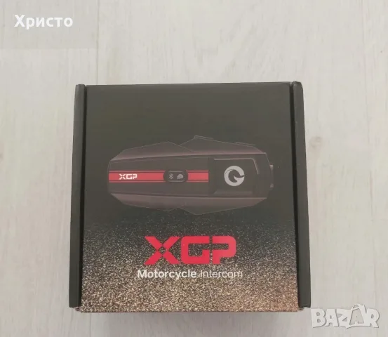ЧИСТО НОВ Мото Интерком XGP / Bluetooth 5.2 Слушалка за Каска – Hi-Fi Звук, IP67