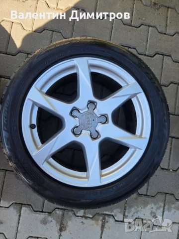 Джанти 17  Ауди с гуми 225/50/17, снимка 2 - Гуми и джанти - 54246147