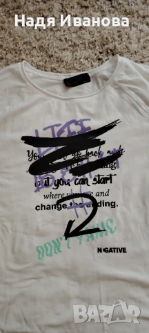 тениска Negative pausse , снимка 4 - Тениски - 51023980