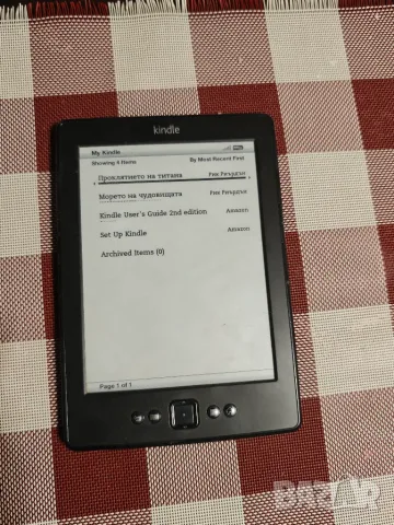 Електронен четец Amazon Kindle 4 , снимка 3 - Електронни четци - 56416673