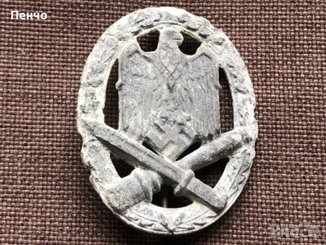 стар немски нагръден знак - WEHRMACHT - WWII - ОРИГИНАЛ, снимка 1