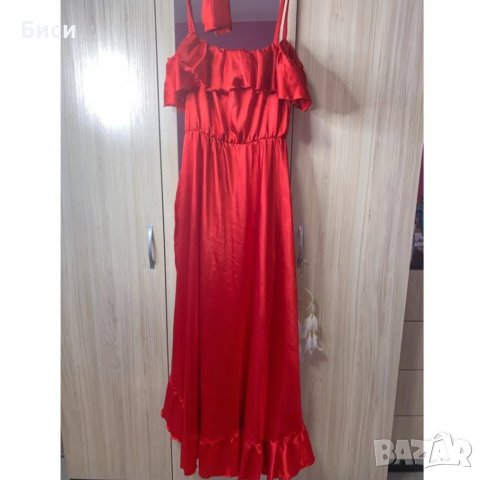 Красива,червена маркова рокля, снимка 7 - Рокли - 40057955