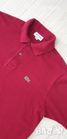 Lacoste Pique Cotton Classic Fit Mens Size 5 - L  ОРИГИНАЛ! Мъжка Тениска!