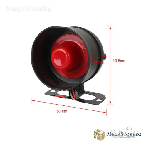 Сирена електрическа 30W 6 МЕЛОДИИ, снимка 3 - Аксесоари и консумативи - 47519366