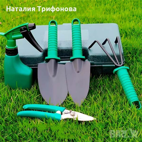 Комплект градински инструменти 5 в 1 с куфар – всичко необходимо за засаждане и поддръжка, снимка 3 - Градински инструменти - 54100994