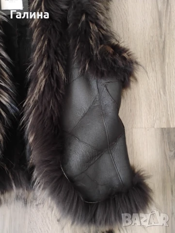 Елек от естествена кожа Guy Laroche, снимка 2 - Елеци - 50754019