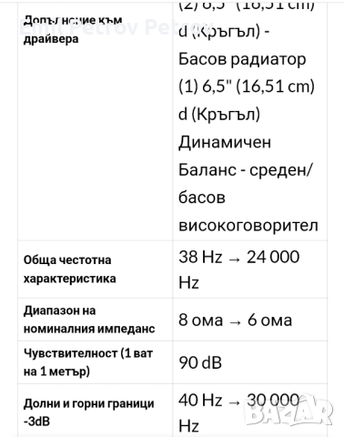 Промо до 6.05!!!   ⭐🌟🌟Polk AUDIO T50 Premium Американски тонколони , снимка 8 - Тонколони - 44692915