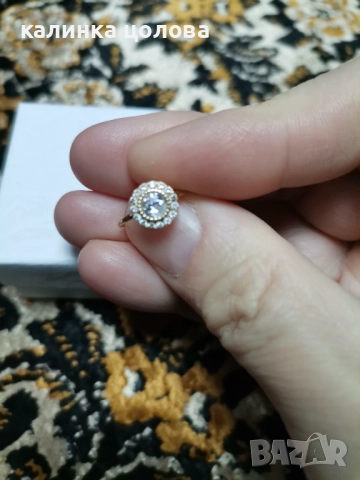 Златно пръстенче 14к /0.77г, снимка 2 - Пръстени - 52669297