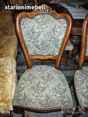 Антикварни столове 4бр, снимка 5 - Столове - 52917203