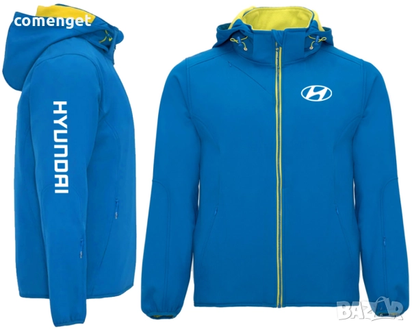 Softshell / софтшел с качулка якета HYUNDAI / ХЮНДАЙ! Или с ТВОЯ идея!, снимка 2 - Якета - 52175508