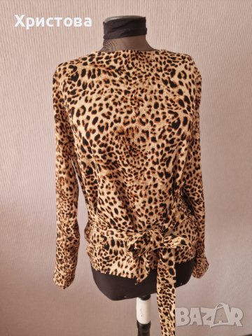 Тигрова риза/блуза - 10,00лв., снимка 1 - Блузи с дълъг ръкав и пуловери - 42629471