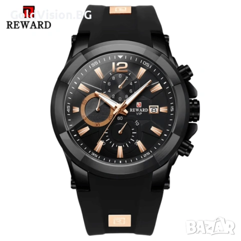 REWARD VIP – BLACK – луксозен спортен хронограф