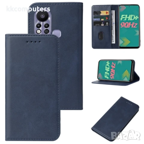 Infinix Hot 11s Magnetic Wallet Калъф и Протектор, снимка 2 - Калъфи, кейсове - 51274082