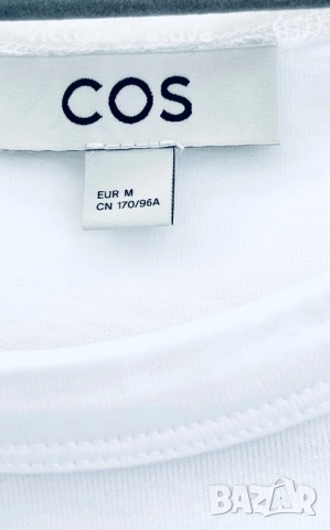 COS Швеция блуза от плътен памук овърсайз , снимка 2 - Корсети, бюстиета, топове - 51461941
