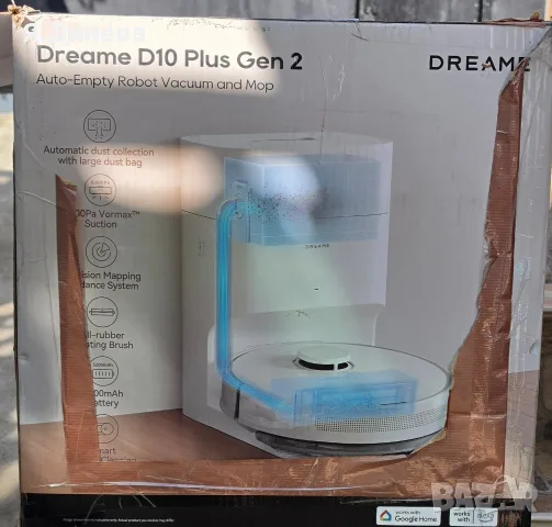 Прахосмукачка робот Dreame D10 Plus Gen2, снимка 12 - Прахосмукачки - 56106130