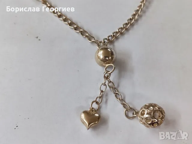 Сребърно колие 925, снимка 4 - Колиета, медальони, синджири - 47519986