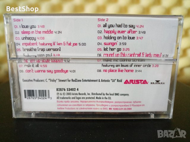 Blu Cantrell - Bittersweet, снимка 2 - Аудио касети - 30171832