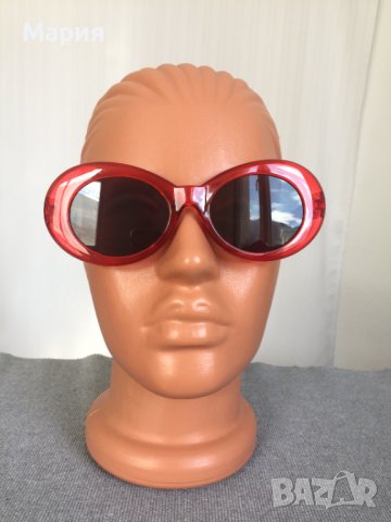 Нови Дамски Слънчеви Очила Червени Черни Прозрачни Кръгли Ретро Модел Модерни , снимка 3 - Слънчеви и диоптрични очила - 44448902