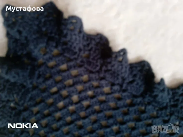 Шал - ръчно плетена на една кука., снимка 3 - Шалове - 56531977