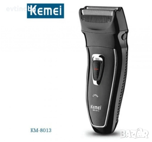 Тример за мъже Kemei KM-8013 с миеща се глава, Черен, снимка 6 - Електрически самобръсначки - 53941731