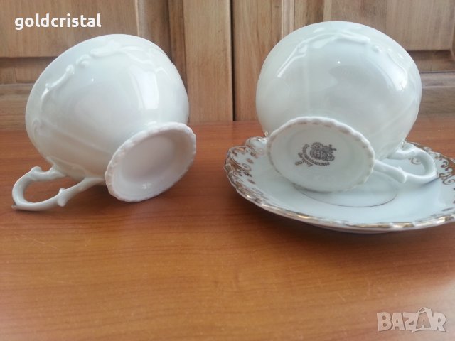 Стар немски порцелан чаши за чай кафе , снимка 8 - Други ценни предмети - 37136017