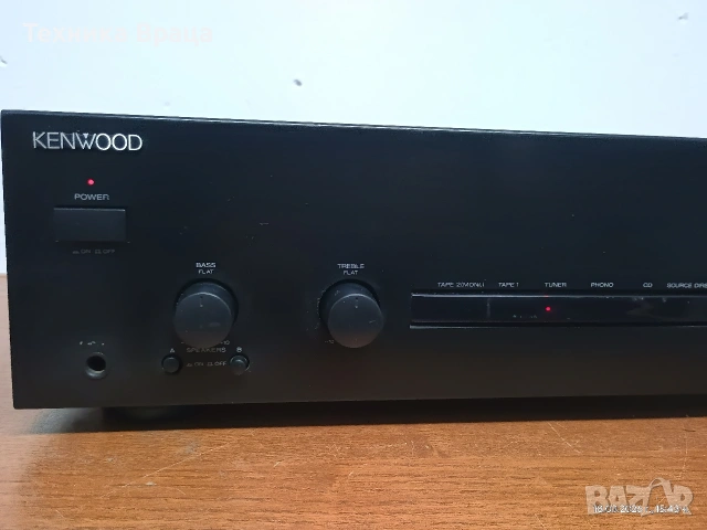 Транзисторен интегриран стерео усилвател KENWOOD KA-1080. Изпращам видео. , снимка 4 - Ресийвъри, усилватели, смесителни пултове - 53891661