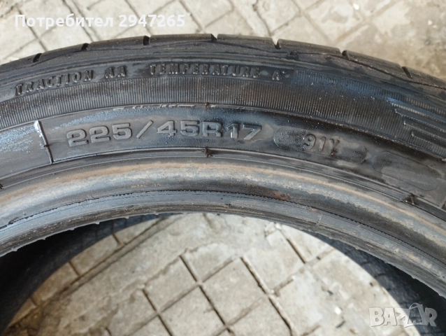 Продава 2 броя летни гуми Гуми DEBICA 225/45R17 91Y PRESTO UHP 2 FP, снимка 6 - Гуми и джанти - 52917679