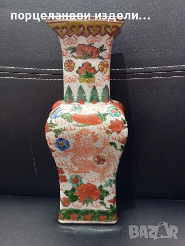 Китайска антична ваза, снимка 8 - Вази - 54102925