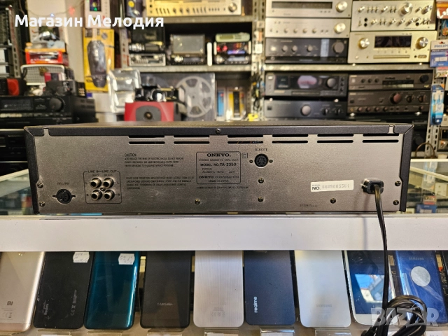 Триглав касетен дек ONKYO Integra TA-2350 В отлично техническо и визуално състояние., снимка 10 - Декове - 52488384