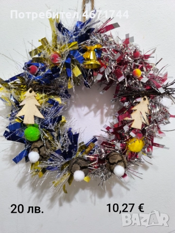 Коледни венци и бутилки, снимка 18 - Декорация за дома - 52688080