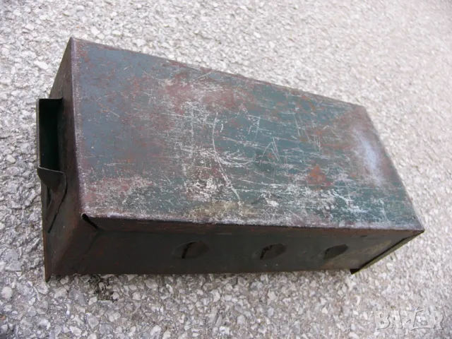 Метален САНДЪК открит Контейнер Кутия Каса Касета Касетка преносим Органайзер за Инструменти БАРТЕР, снимка 7 - Други инструменти - 48524155