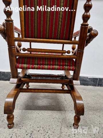 Люлеещ стол дъб масив , снимка 7 - Столове - 51618571