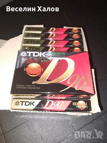 TDK D90 Аудио касети , снимка 2 - Аудио касети - 56226239