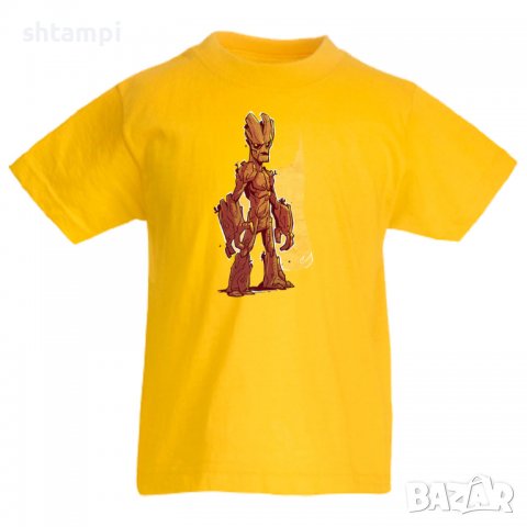 Детска тениска Marvel Groot 1 Игра,Изненада,Подарък,Геймър,, снимка 8 - Детски Блузи и туники - 36716777