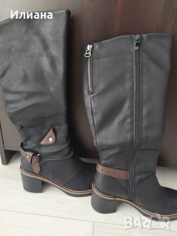 Дамски черни ботуши 