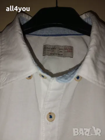 Риза ZARA размер за 11-12г., снимка 3 - Детски ризи - 47474043