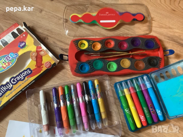 Водни  боички,четки,пастели, снимка 4 - Образователни игри - 53243897